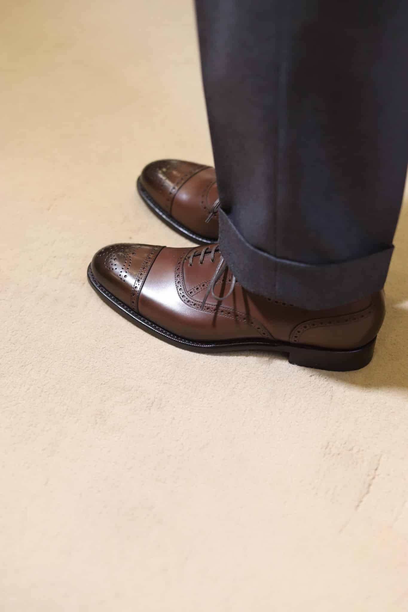 Malfroid Rosewood II richelieu cuir marron