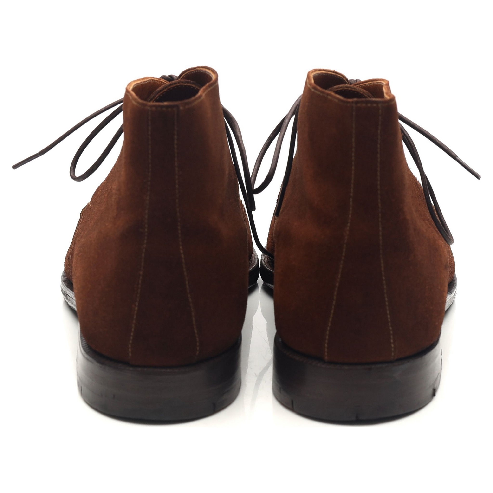 Crockett & Jones Chertsey boots daim marron UK 10.5