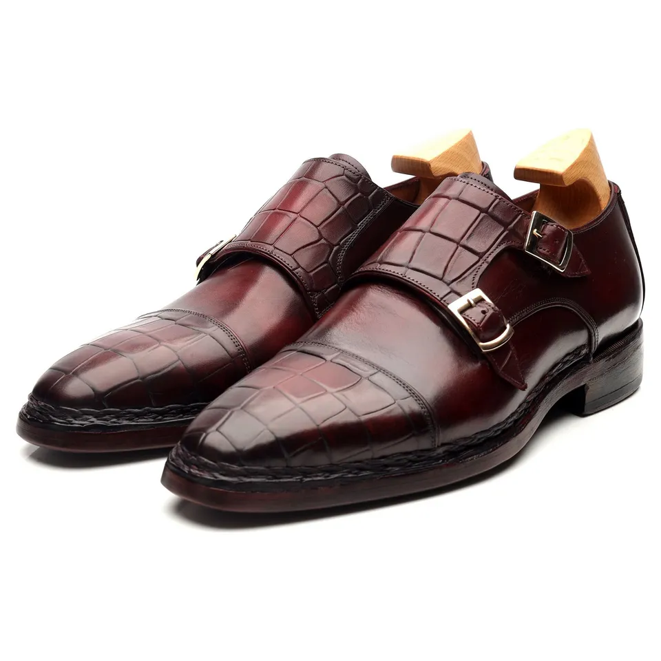 Paul Parkman double boucle cuir bordeaux UK 6 EU 40
