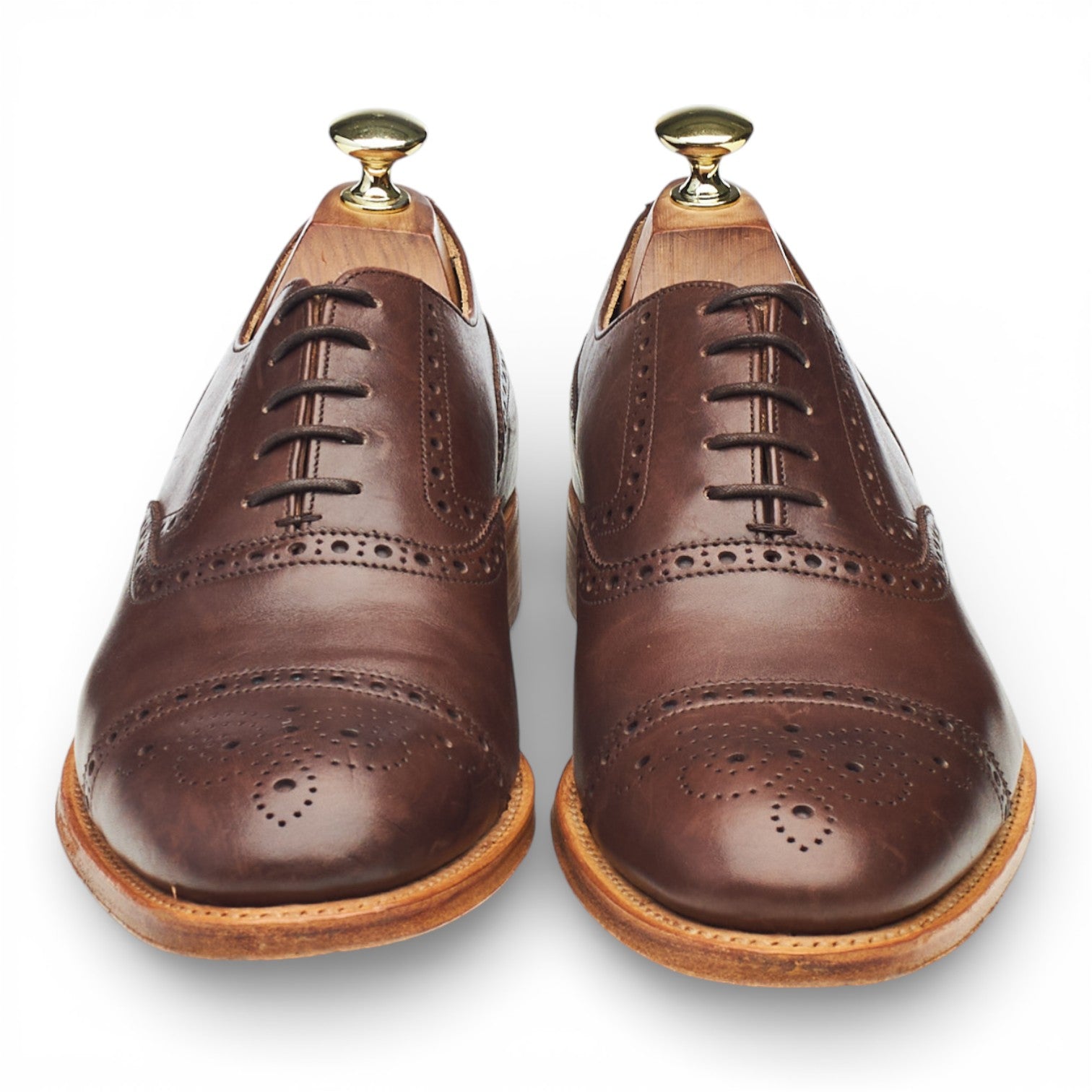 Cheaney Sidney richelieu cuir marron pointure UK 7 large