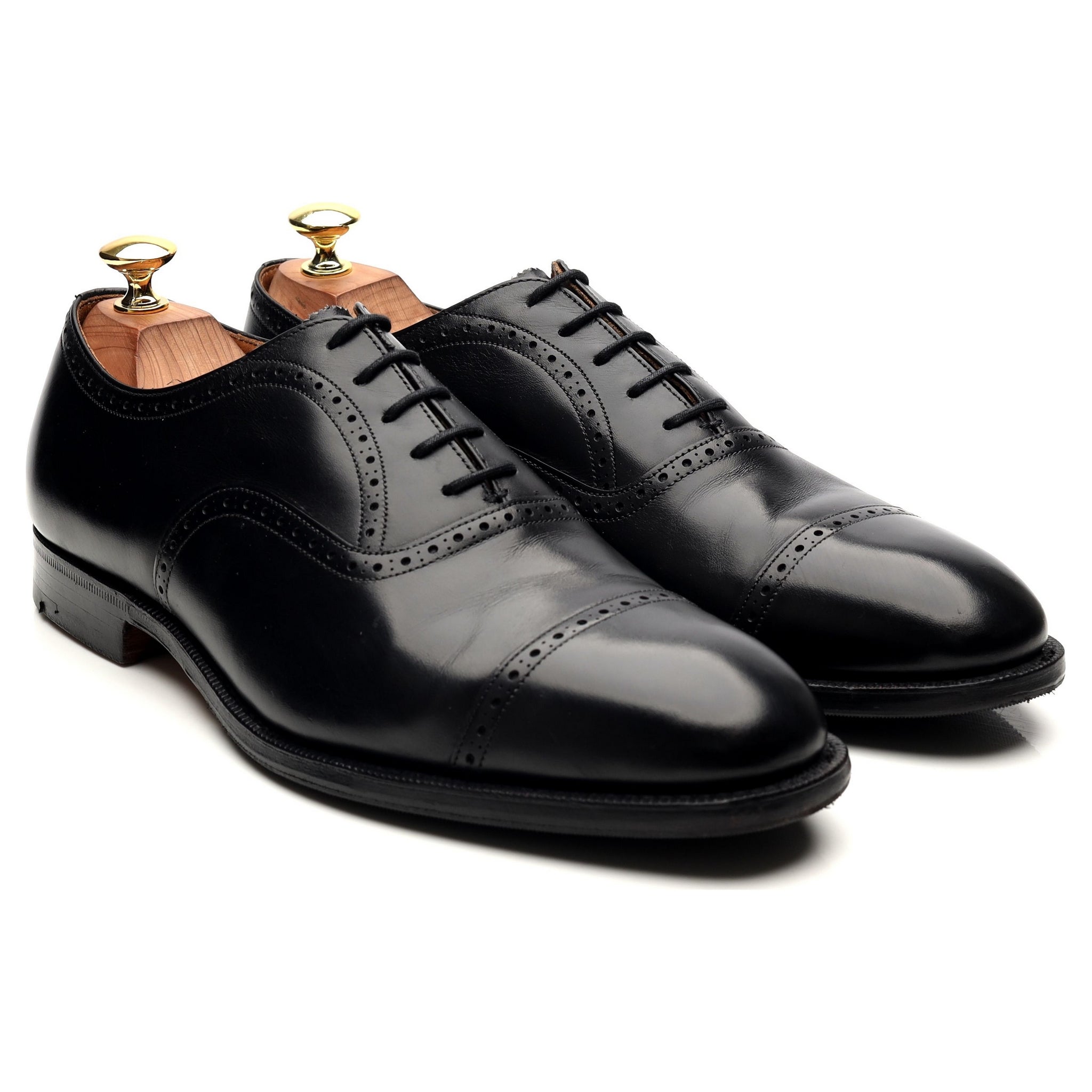 Church’s Legate Oxford cuir noir UK 8.5 demi-fleur