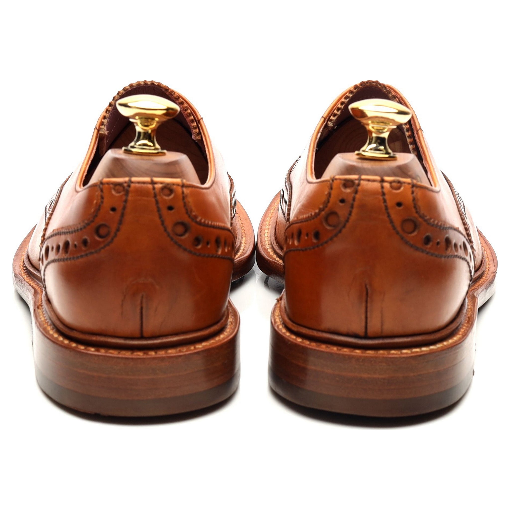 Barker richelieu brogue cuir marron pointure 39