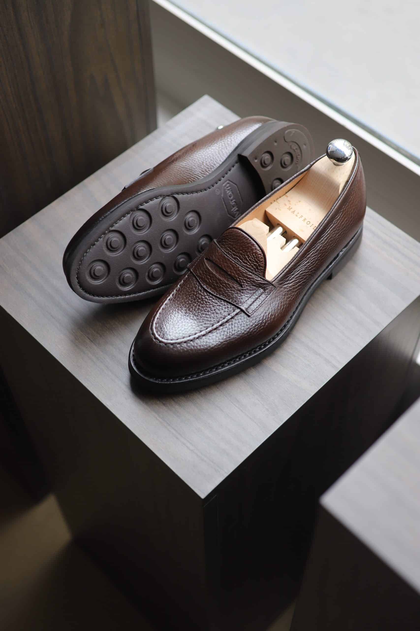 Malfroid Newport mocassin homme cuir grainé
