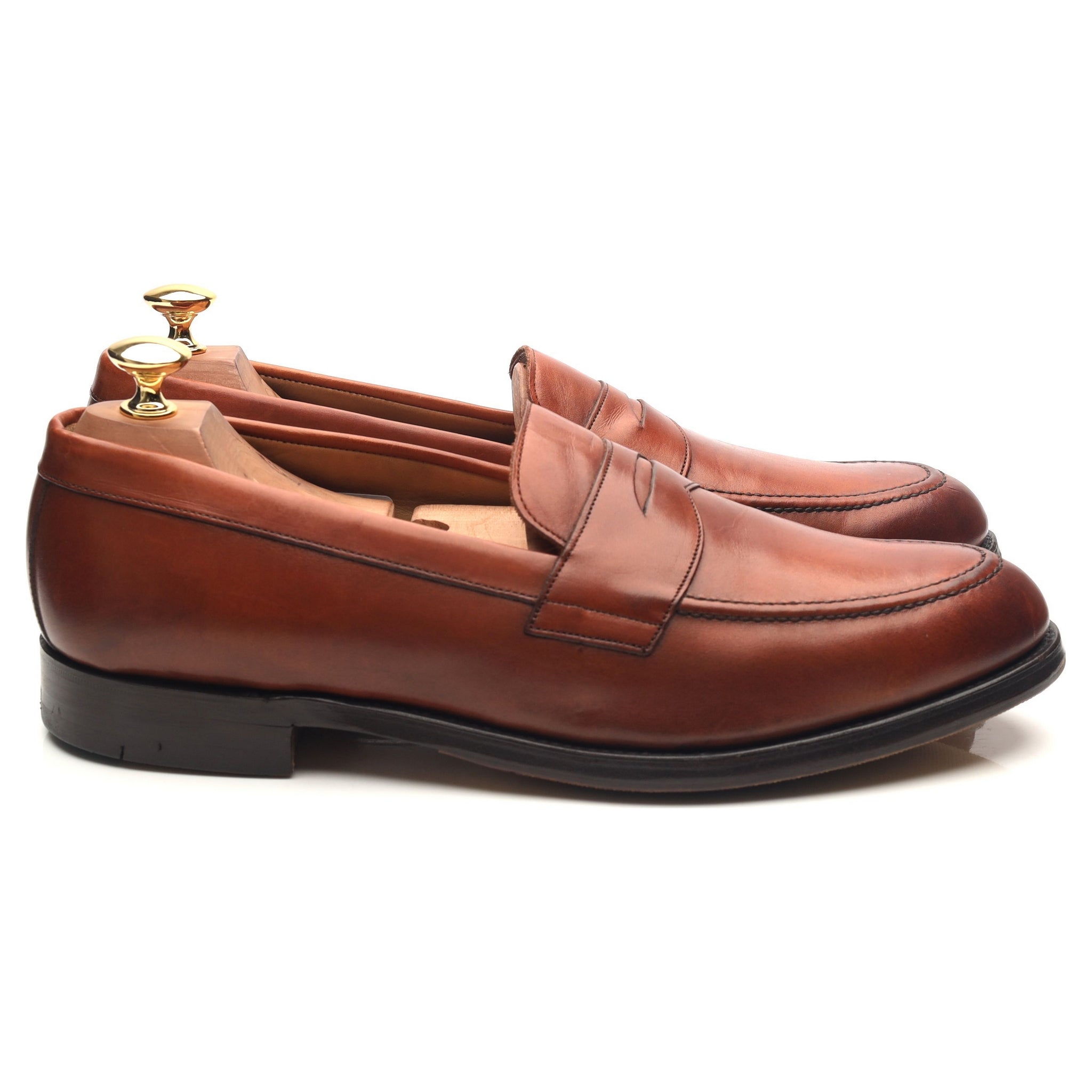 Shipton & Heneage Arran mocassin cuir marron UK 9.5