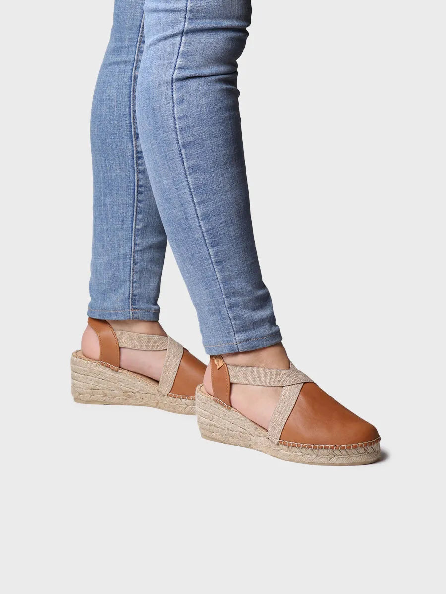 Toni Pons TUNDRA espadrilles cuir compensées pied large