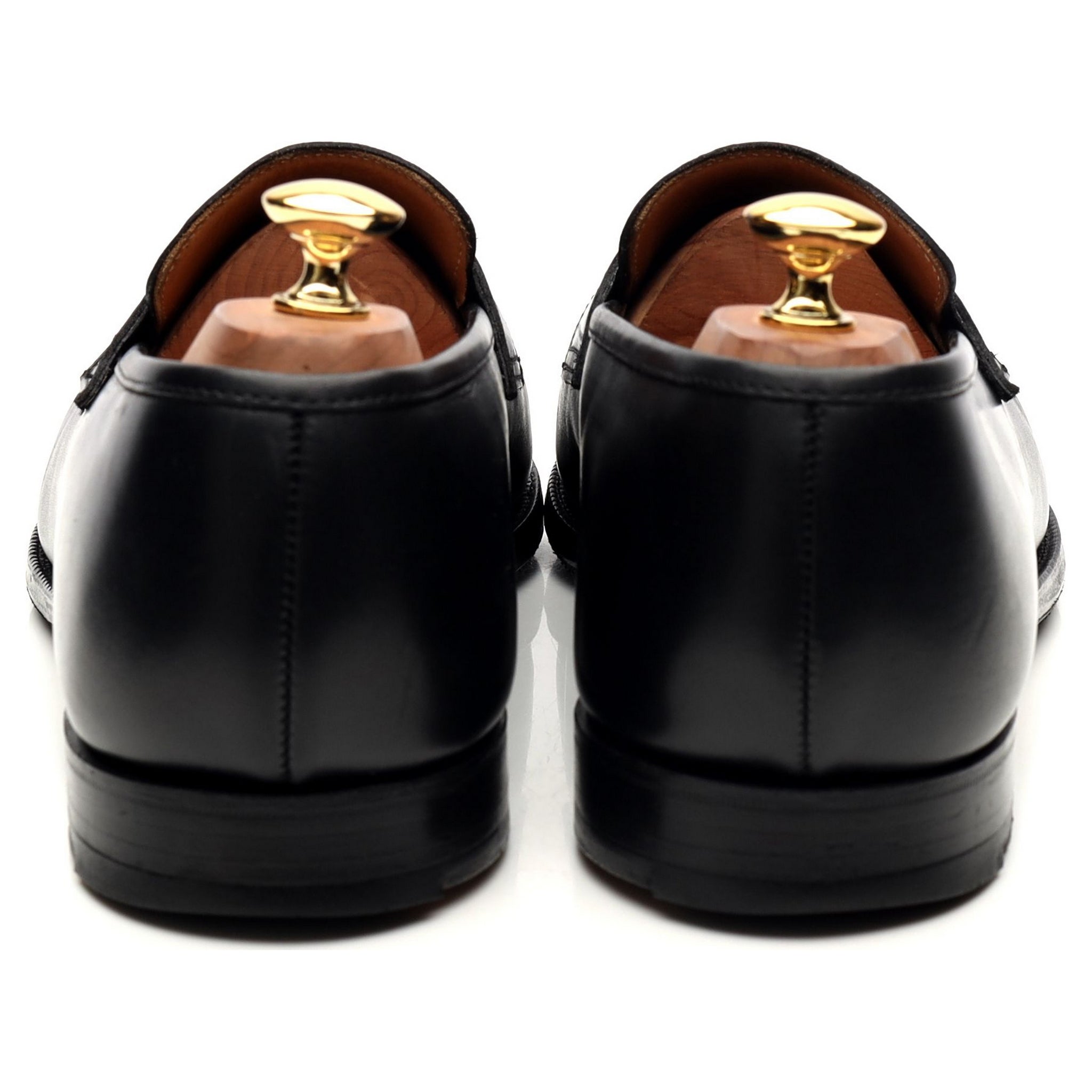 Shipton & Heneage Somerset mocassins cuir noir UK 10,5