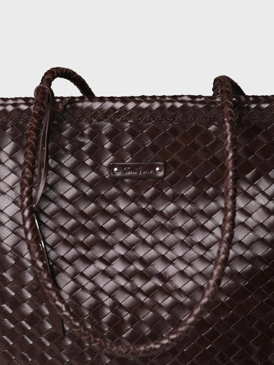 Toni Pons Samanta sac cuir tressé épaule