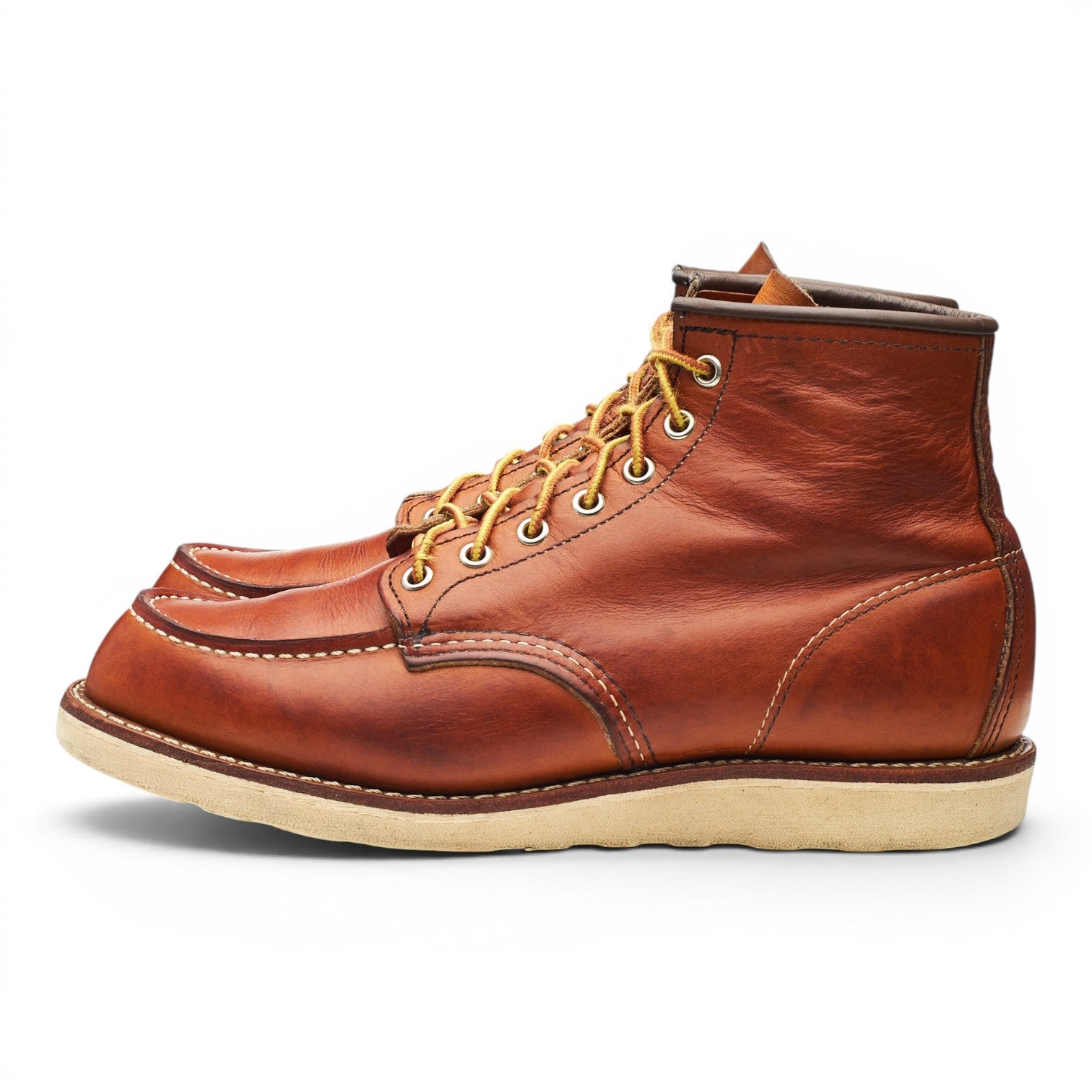 Red Wing 875 Moc Toe Bottes Cuir Marron UK 8