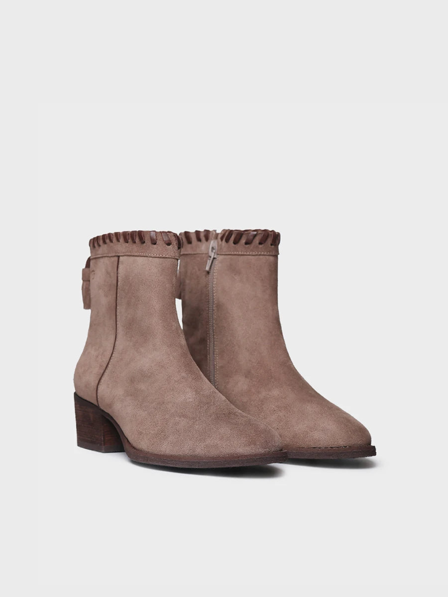 Toni Pons Paterna-SY bottine suède femme talon 4,5 cm