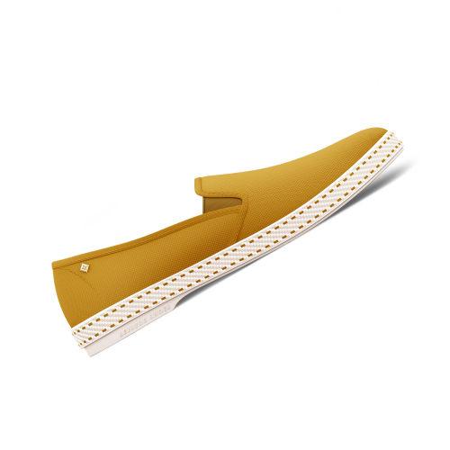 Rivieras Classic Toile Curry espadrilles jaune coton