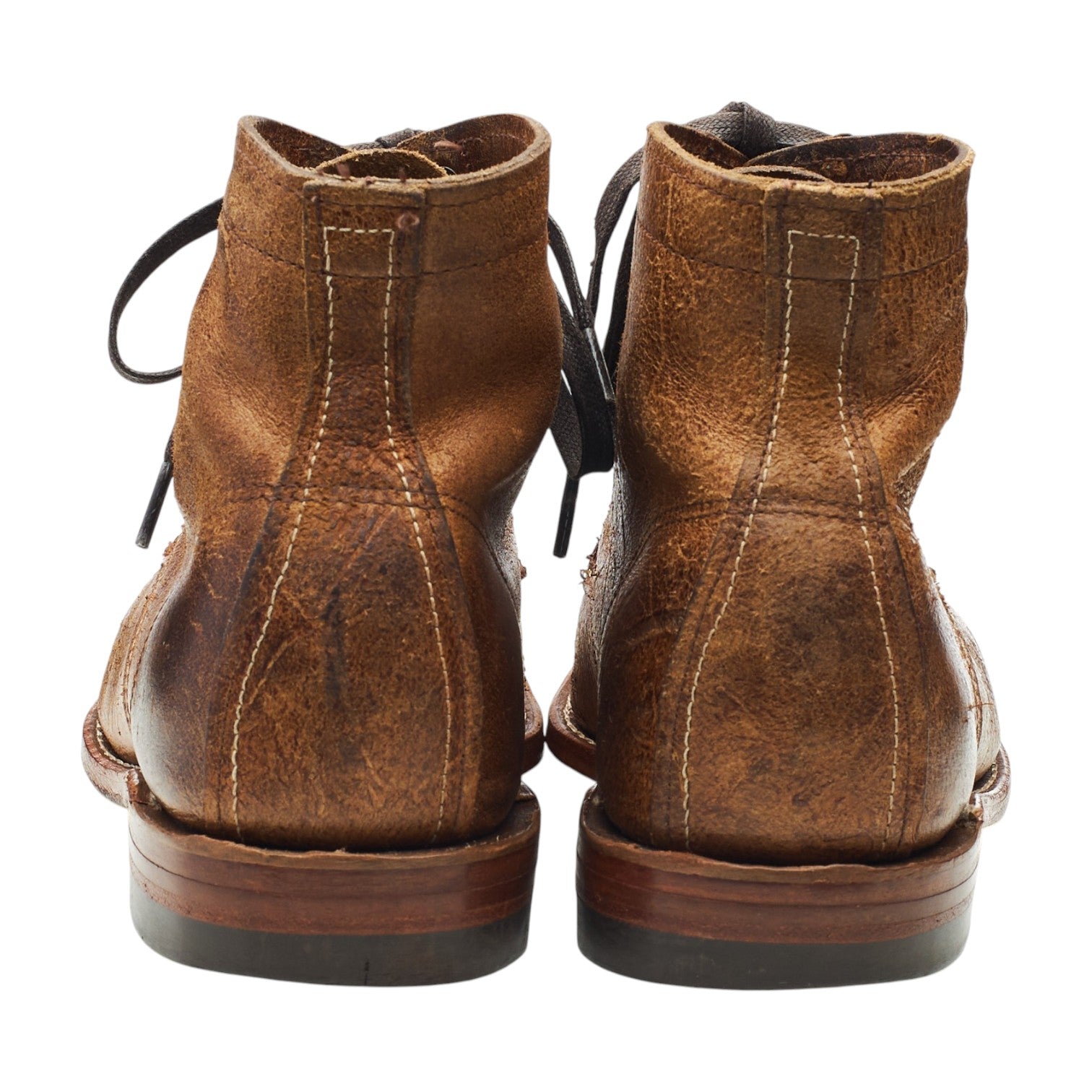 Wolverine 1000 Mile Boots cuir marron pointure UK 10