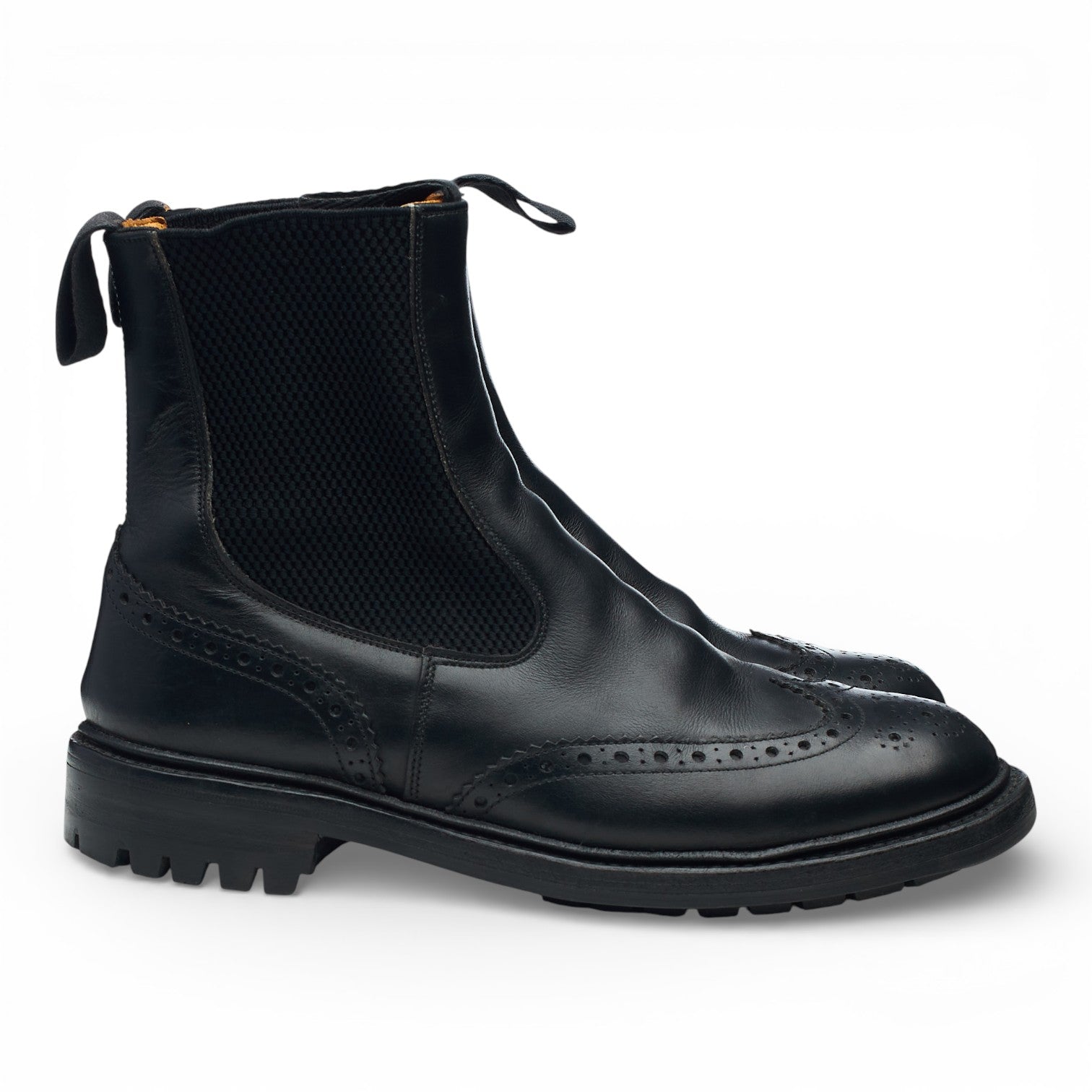 Tricker's Silvia bottines chelsea cuir noir UK 5