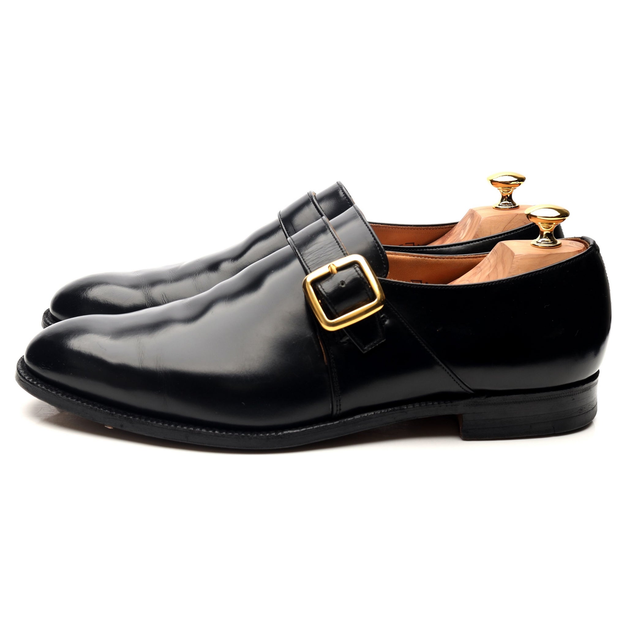 Church's Westbury monk cuir noir UK 12