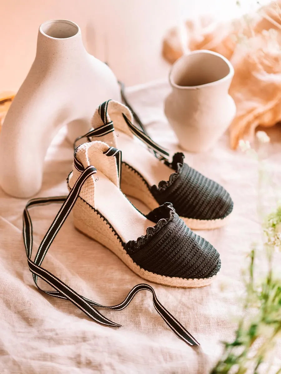 Toni Pons Galarina espadrilles compensées rubans