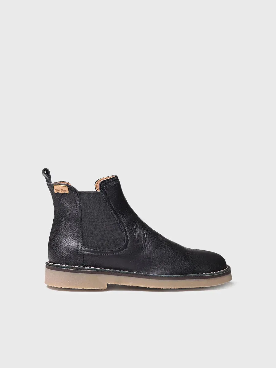 Toni Pons Isa-PO boots cuir femme noir