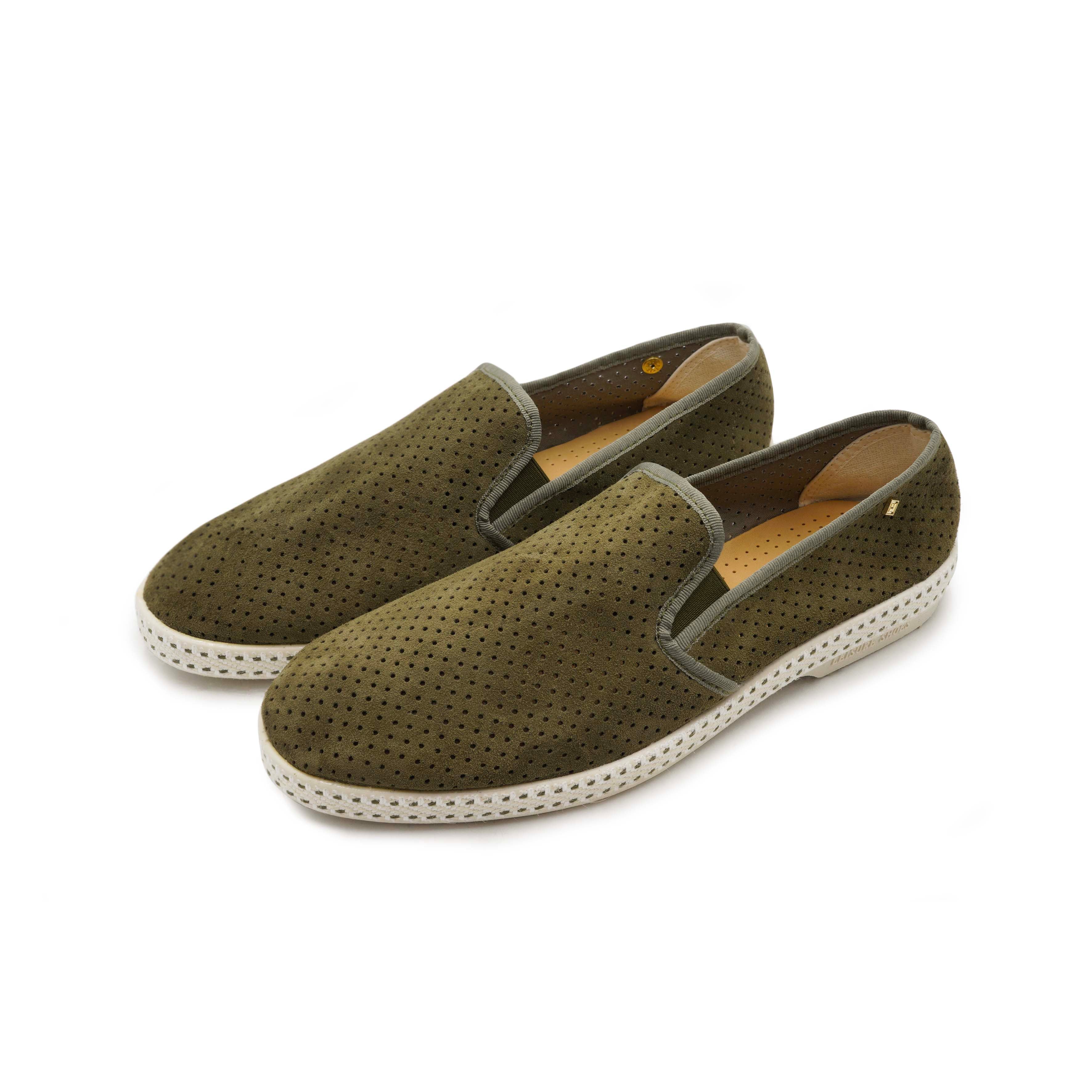 Rivieras Classic 3067 espadrille kaki suède