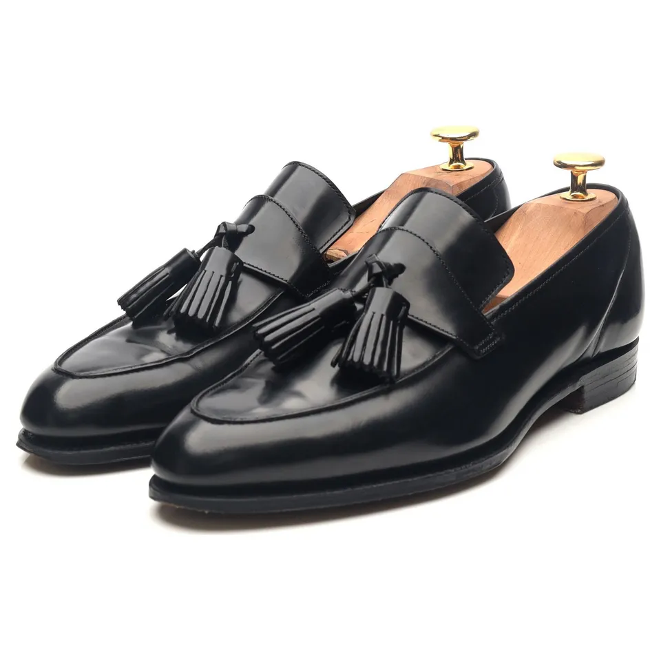 Crockett & Jones Sophie mocassins cuir noir UK 5.5