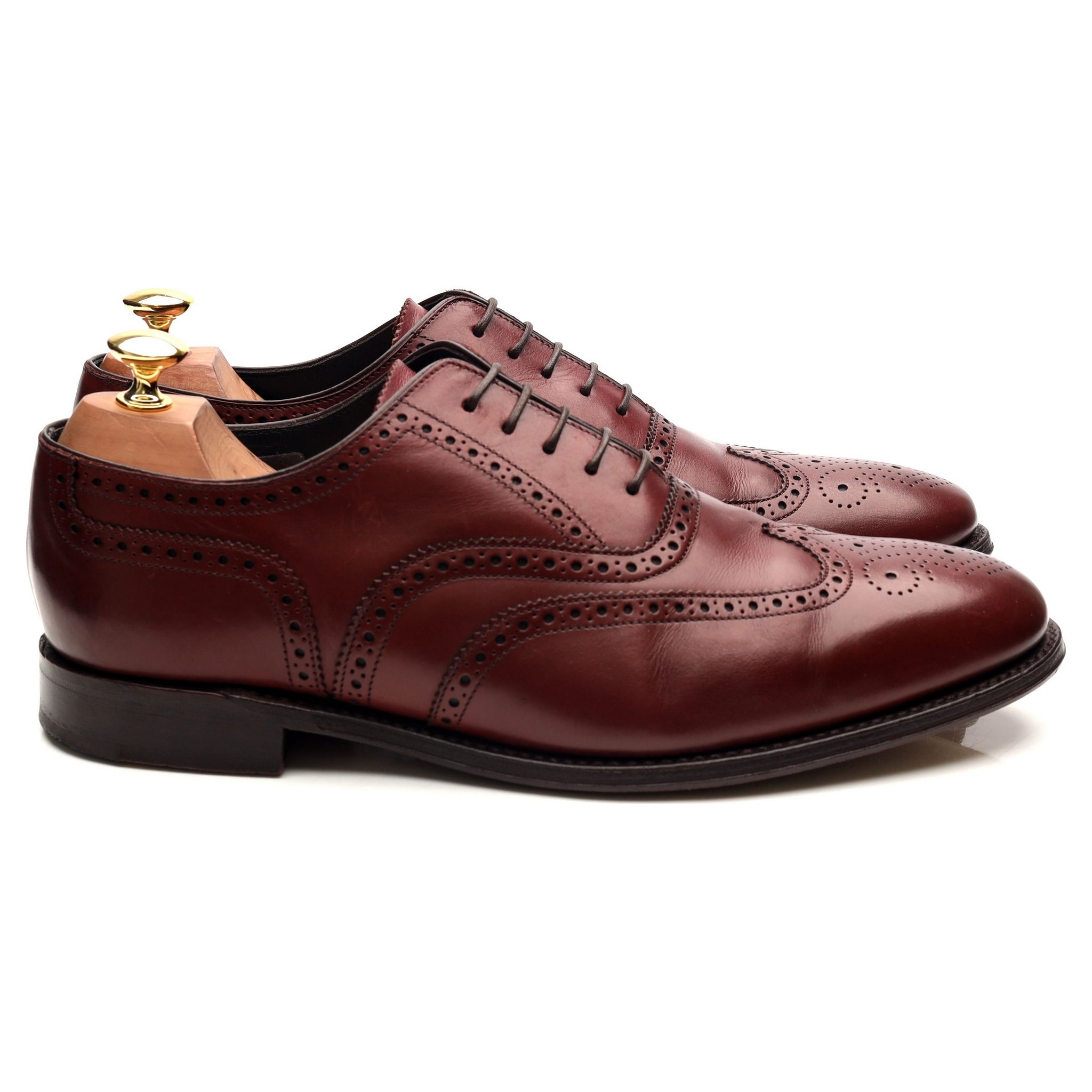 Herring Richmond brogues cuir bordeaux UK 9,5