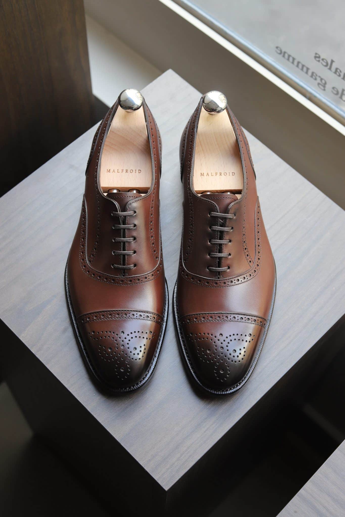 Malfroid Rosewood II richelieu cuir marron
