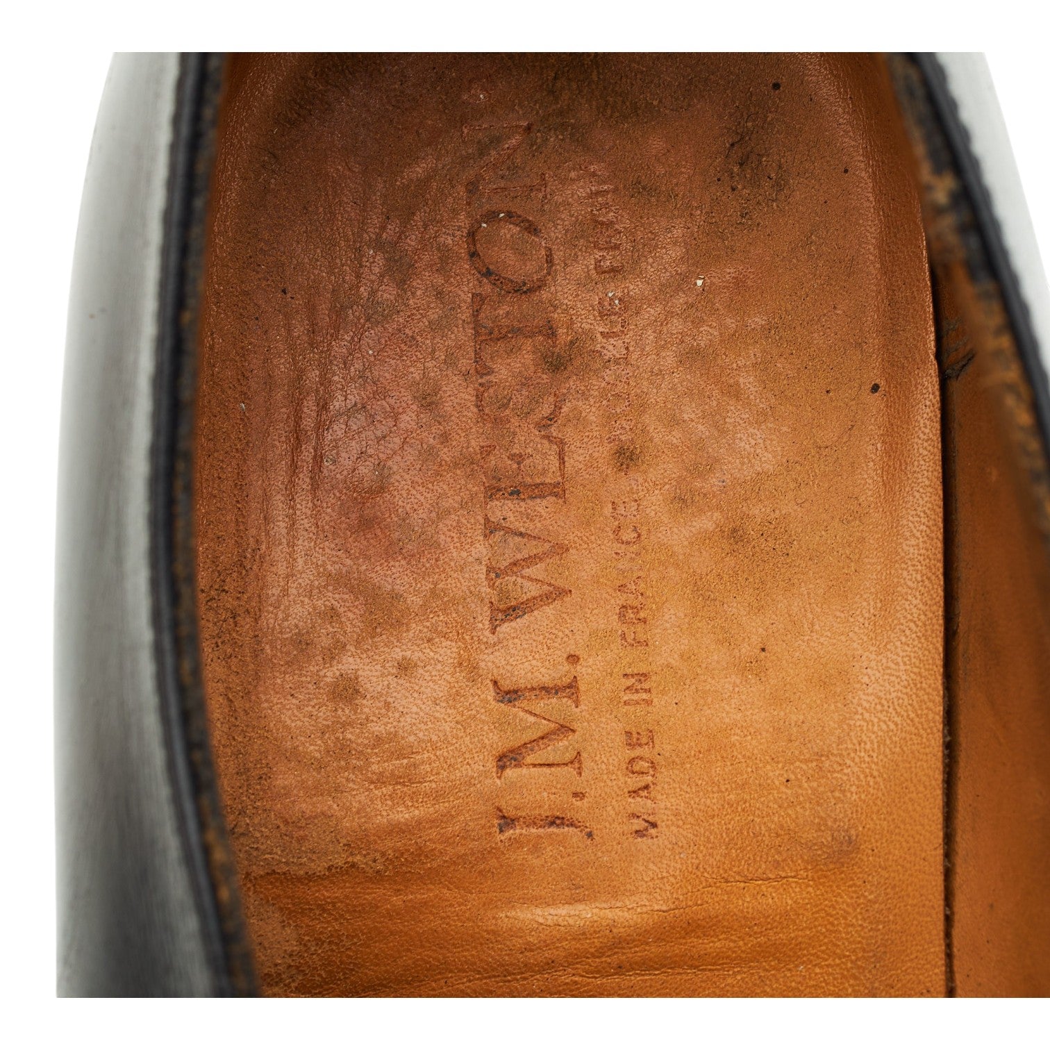 J.M. Weston 415 richelieu cuir noir UK 6.5