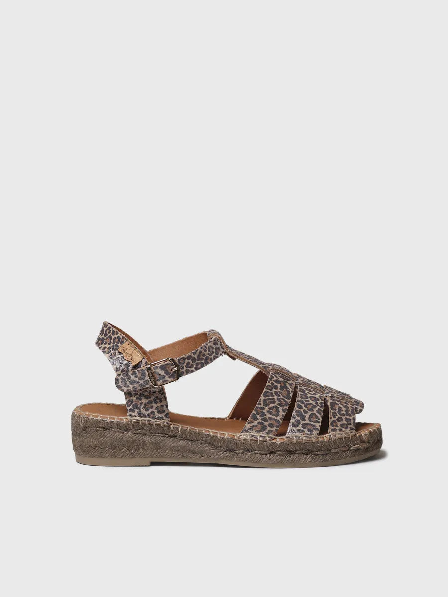 Toni Pons Estela-LE espadrille imprimé animal