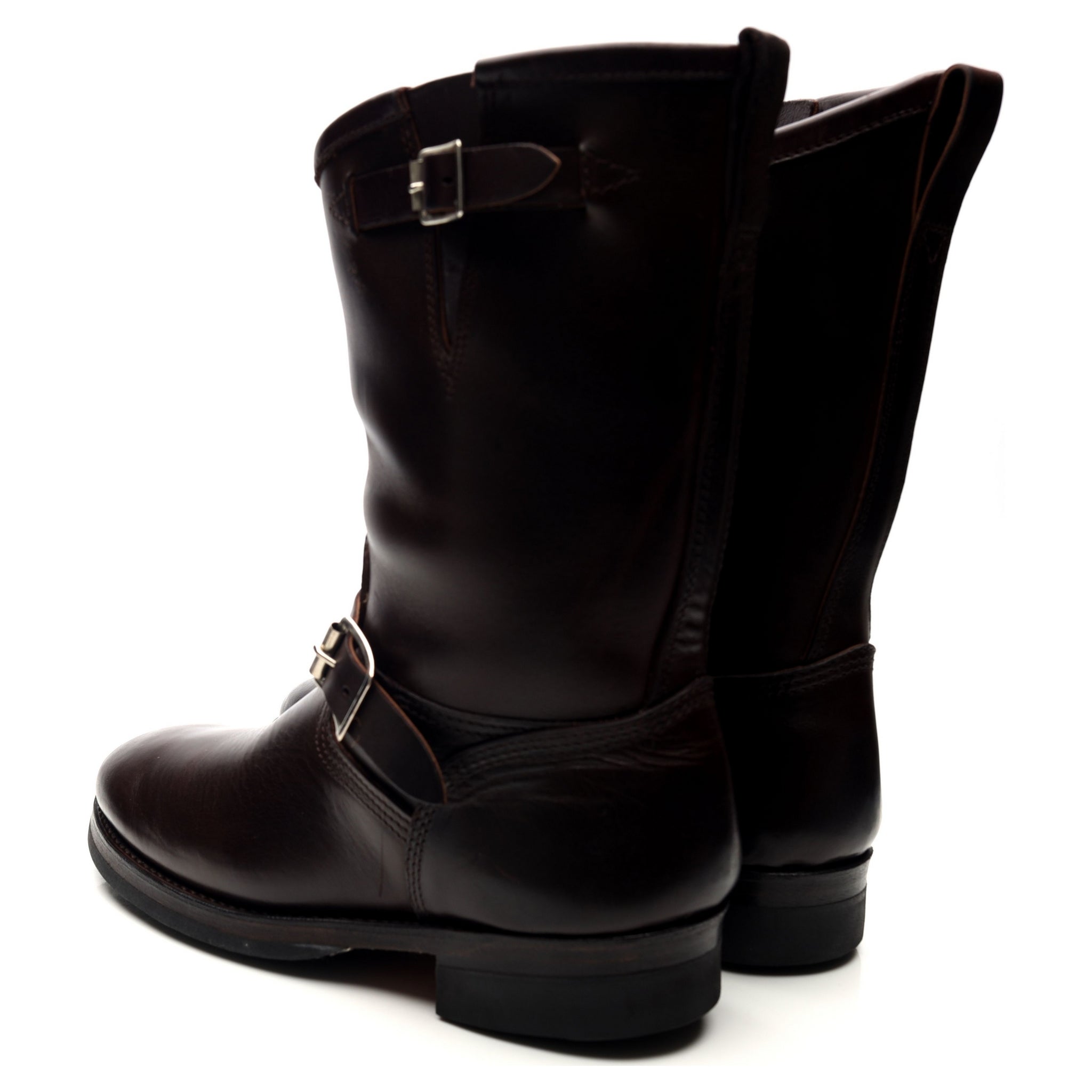 Makers bottes engineer cuir marron foncé 7 UK