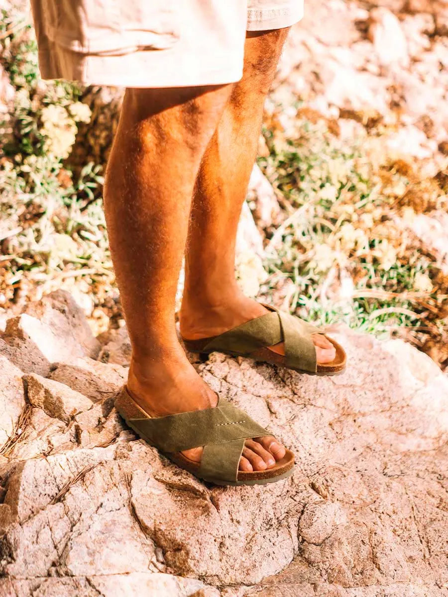 Toni Pons Gol-QT sandale homme cuir kaki