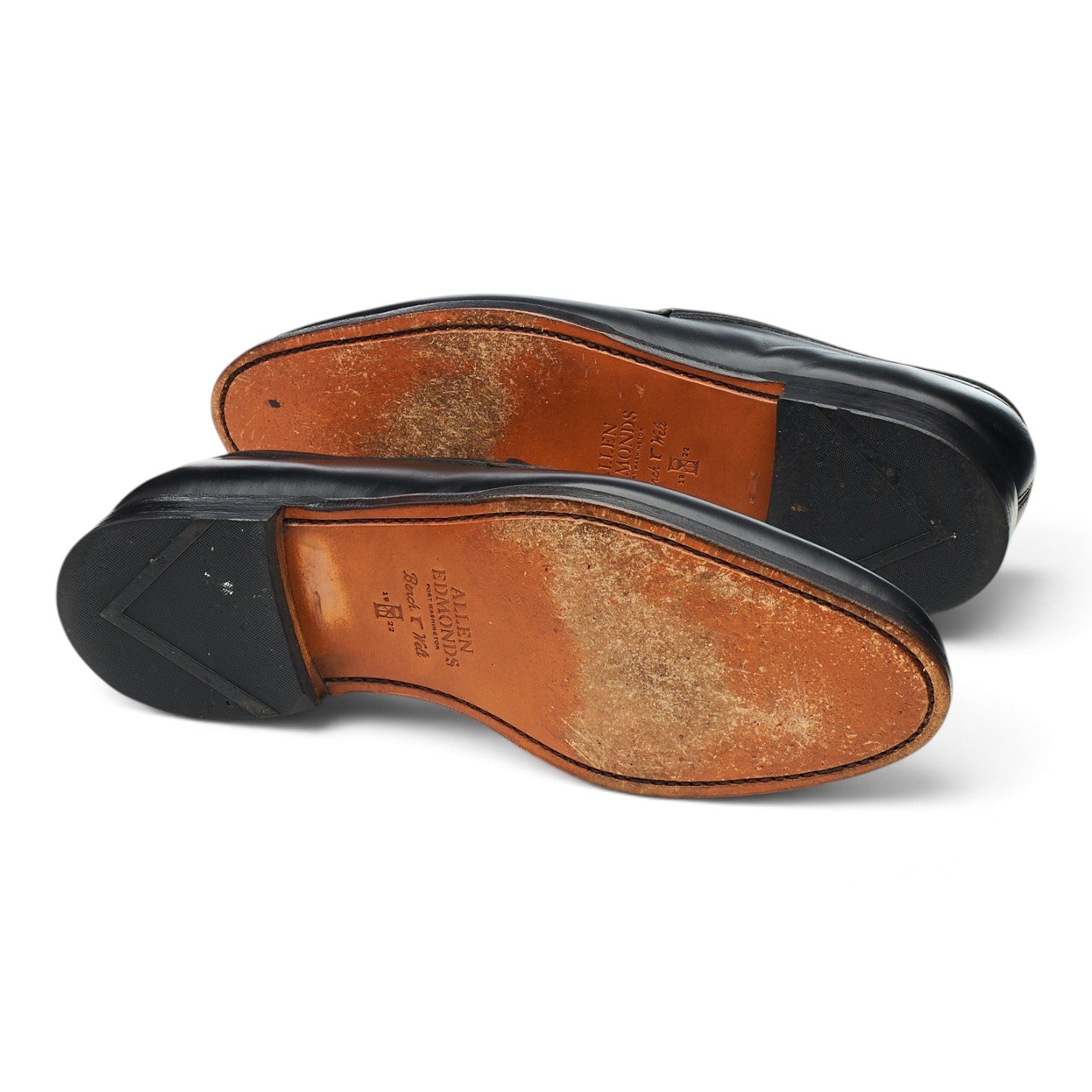 Allen Edmonds Lake Forest mocassins cuir noir UK 9.5