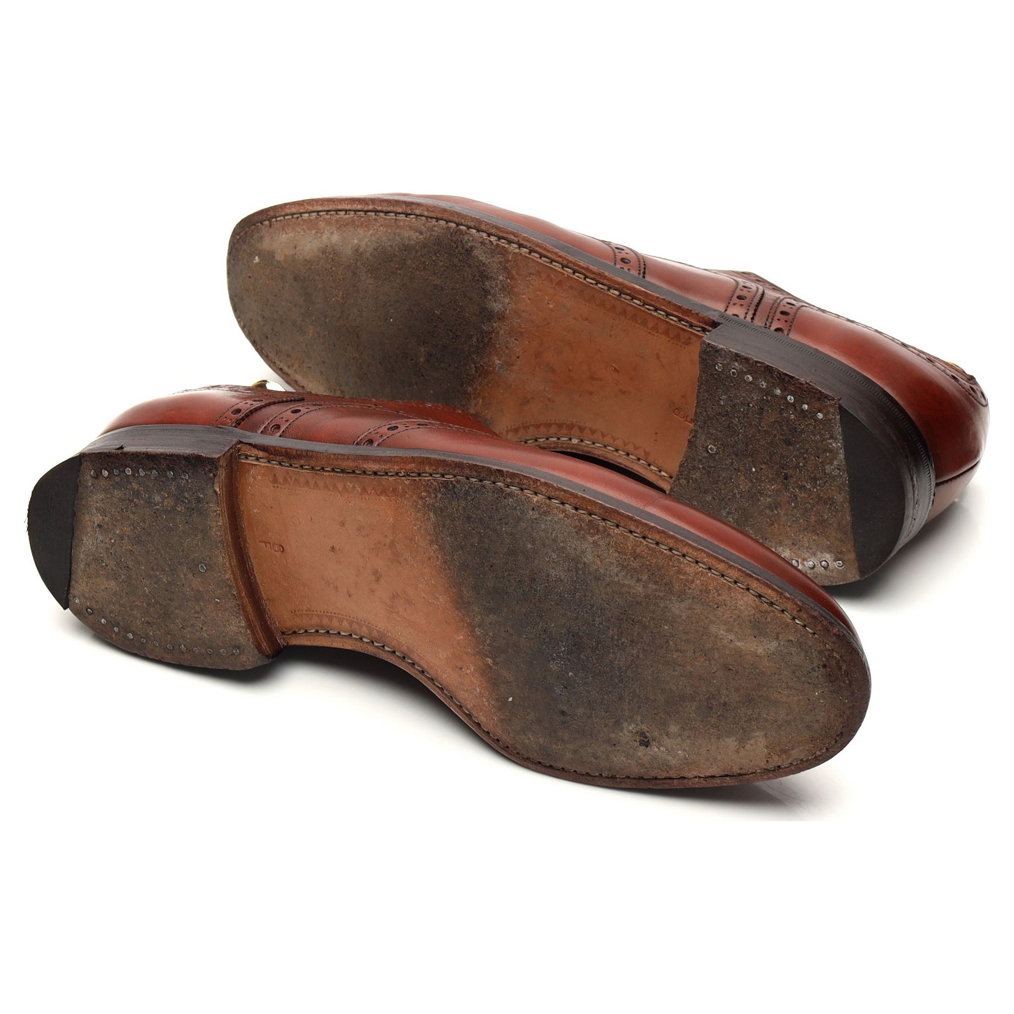 Barker 682326 oxford brogue cuir marron clair UK 8