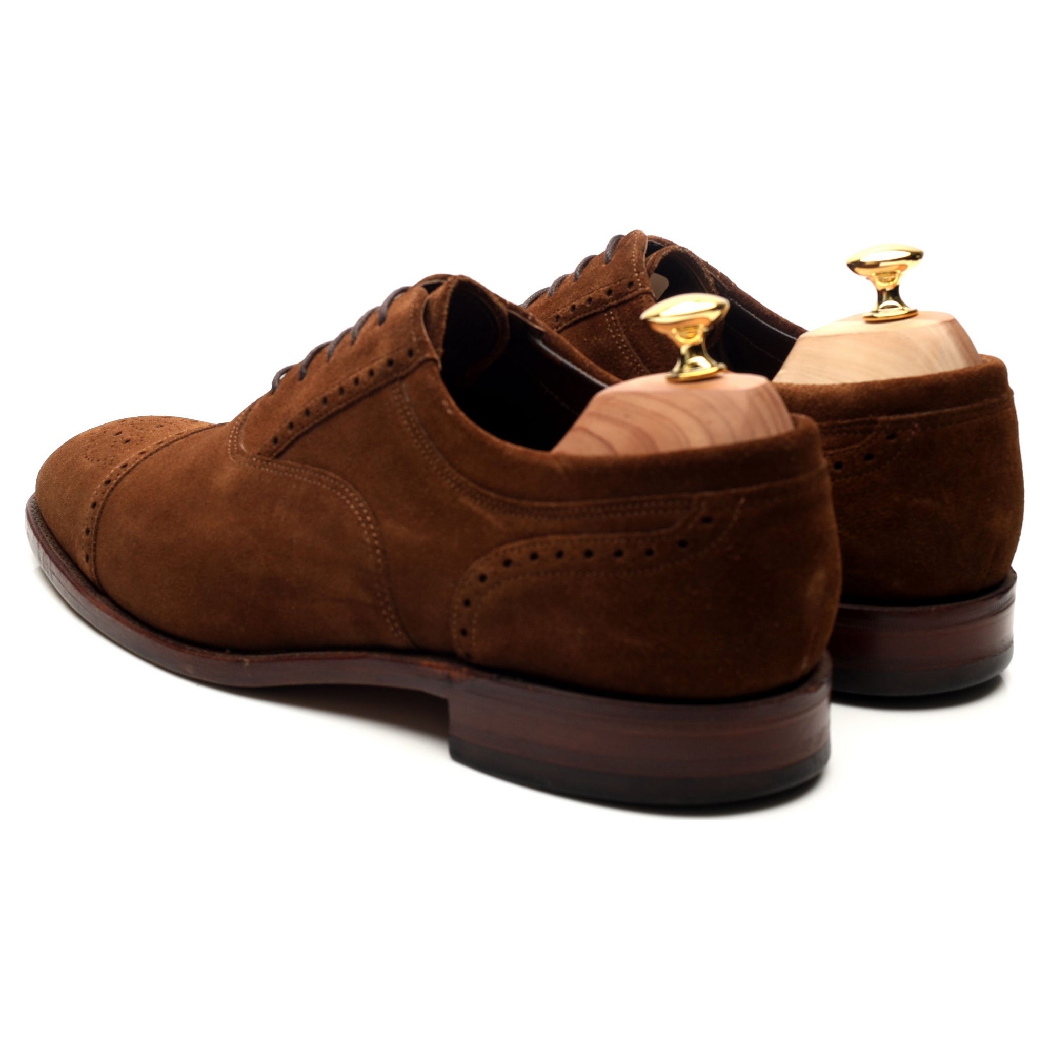 Loake Higham richelieu brogue daim marron 11 UK