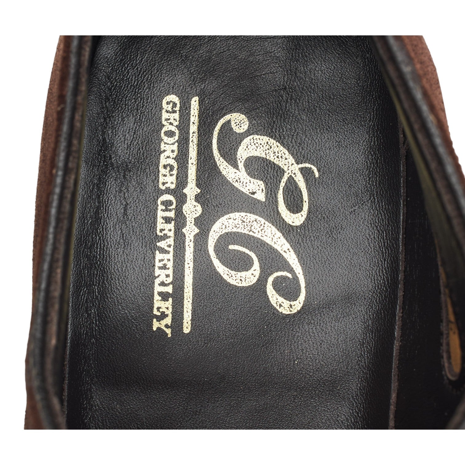 George Cleverley Merlin richelieu suède marron 7.5 UK