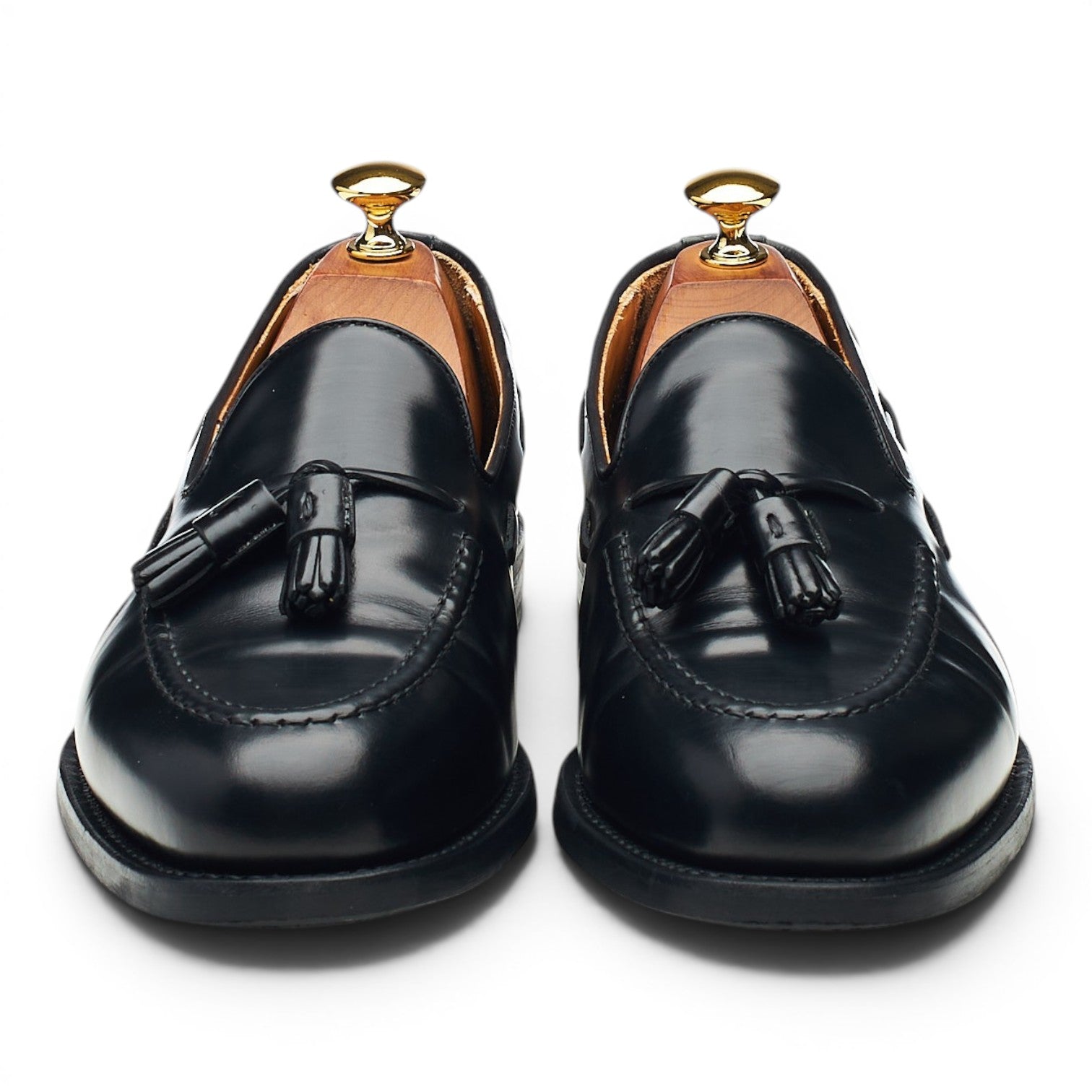 Berwick 8491 mocassins à glands cuir noir pointure UK 6,5