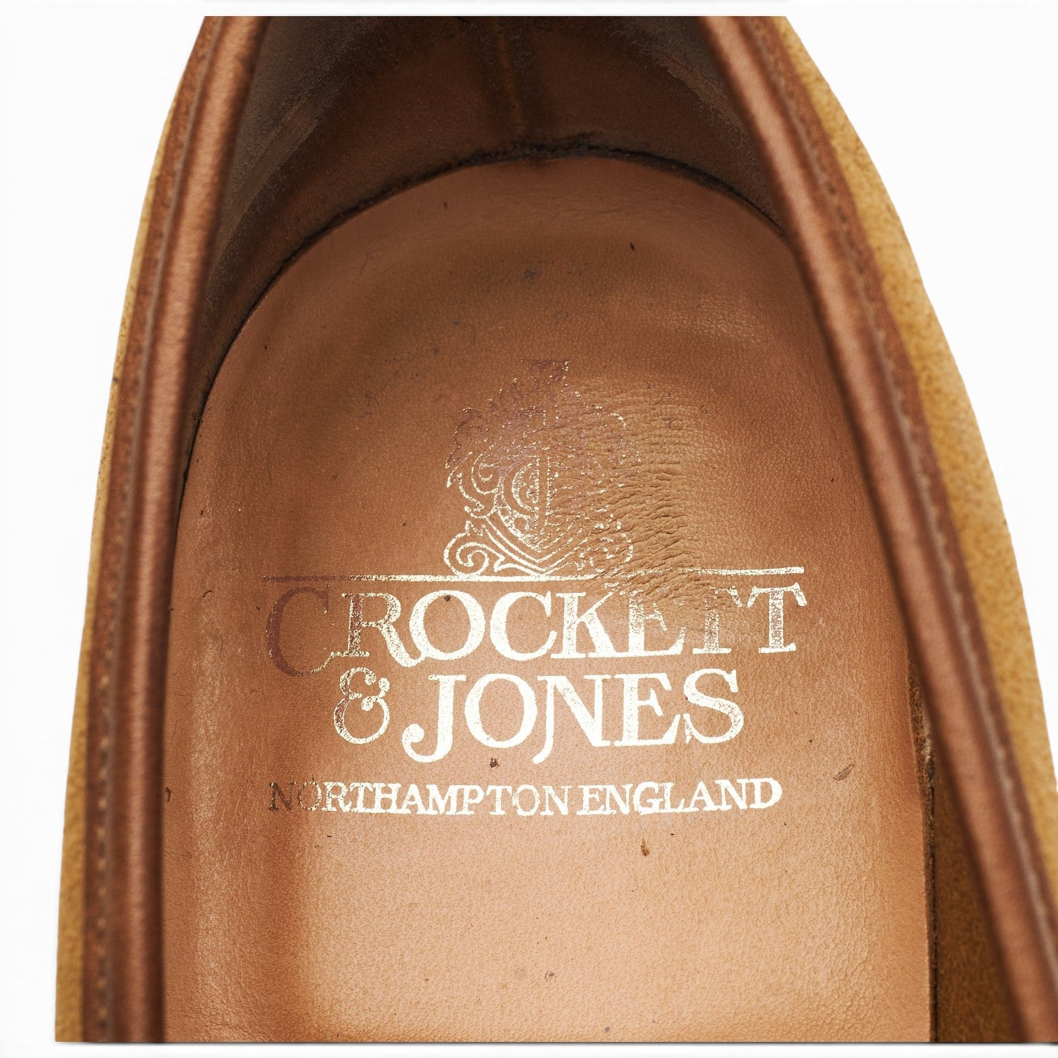Crockett & Jones Harvard 2 mocassins daim marron UK 8