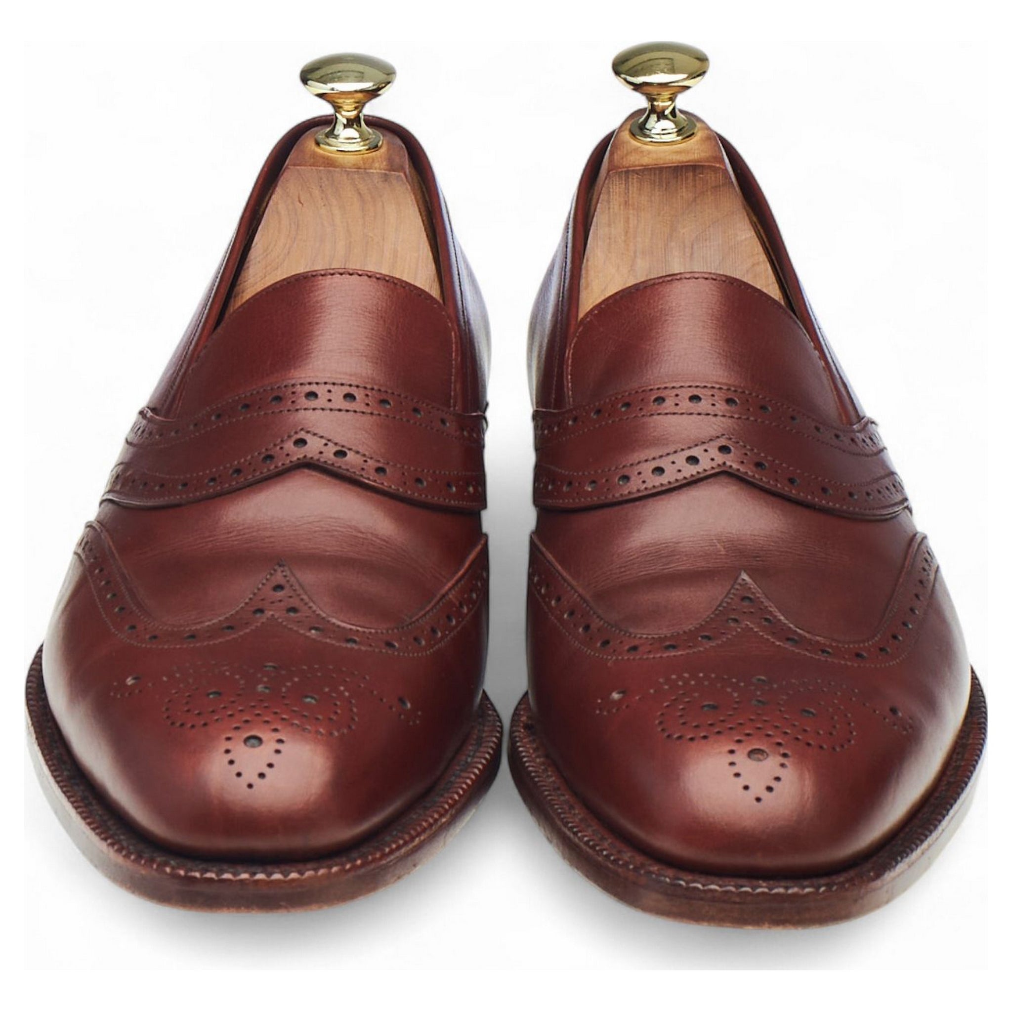 Church's Masterclass mocassins brogue cuir marron 7.5 UK