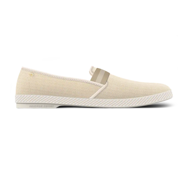 Rivieras Classic College espadrilles beige toile coton