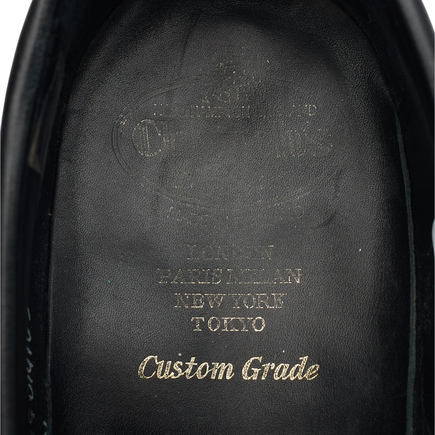 Church's Clay mocassin cuir noir 8 bout fendu