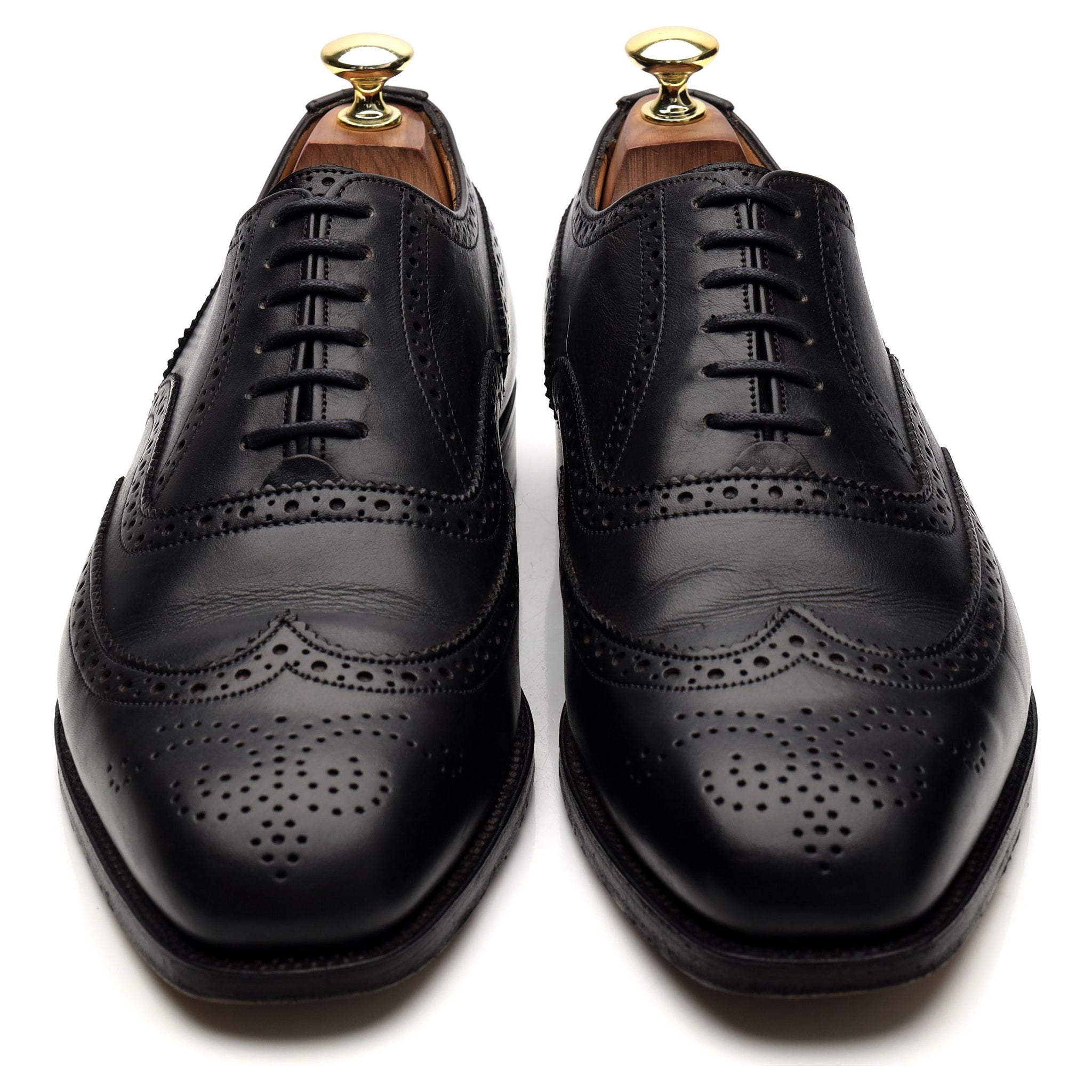 Tricker's Piccadilly richelieu cuir noir UK 7