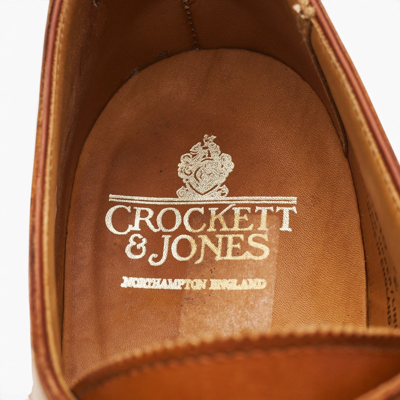 Crockett & Jones Gilbert derby cuir marron UK 10