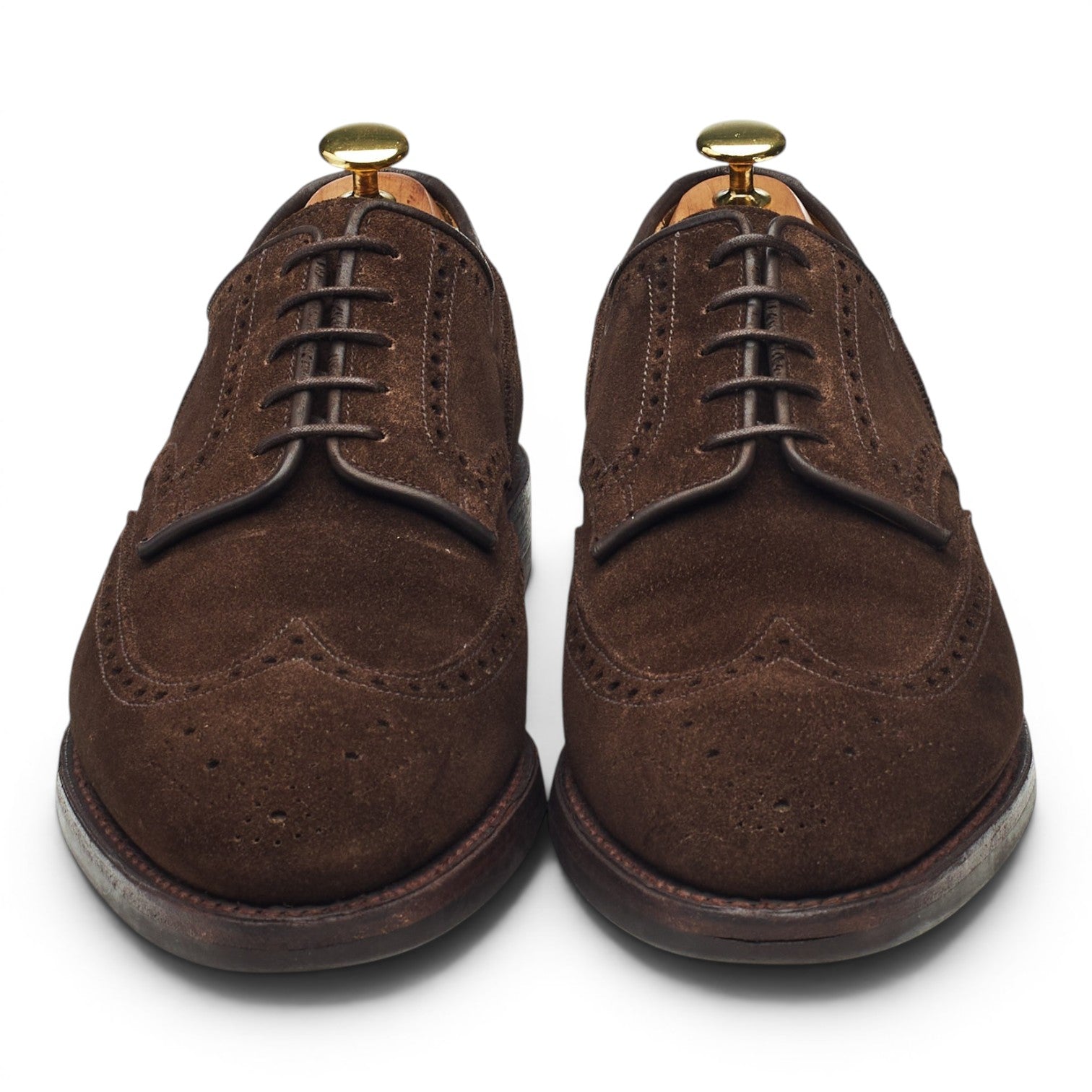Crockett & Jones Swansea derbies daim marron UK 8.5