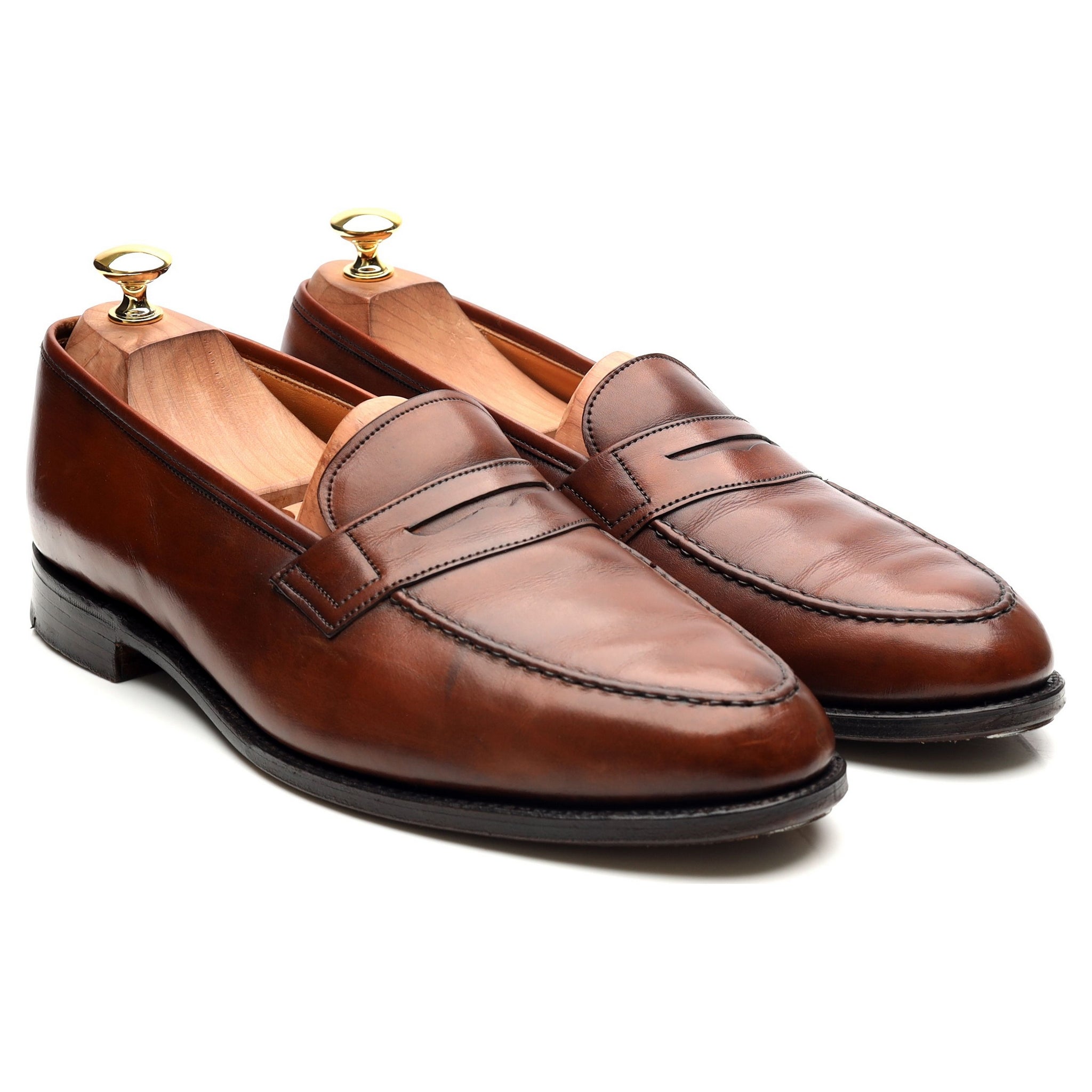 John Spencer Mayfair mocassins cuir marron UK 10