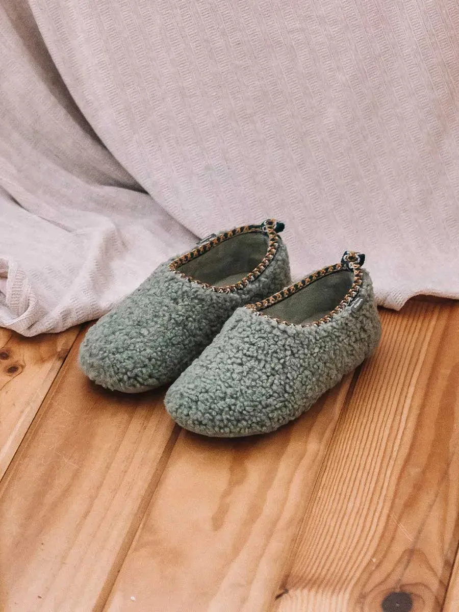 TONI PONS MARTA-SH pantoufle femme fourrure menta