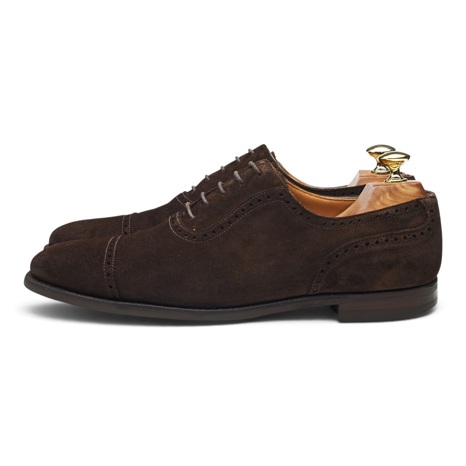 Crockett & Jones Westbourne oxford suède marron UK 7