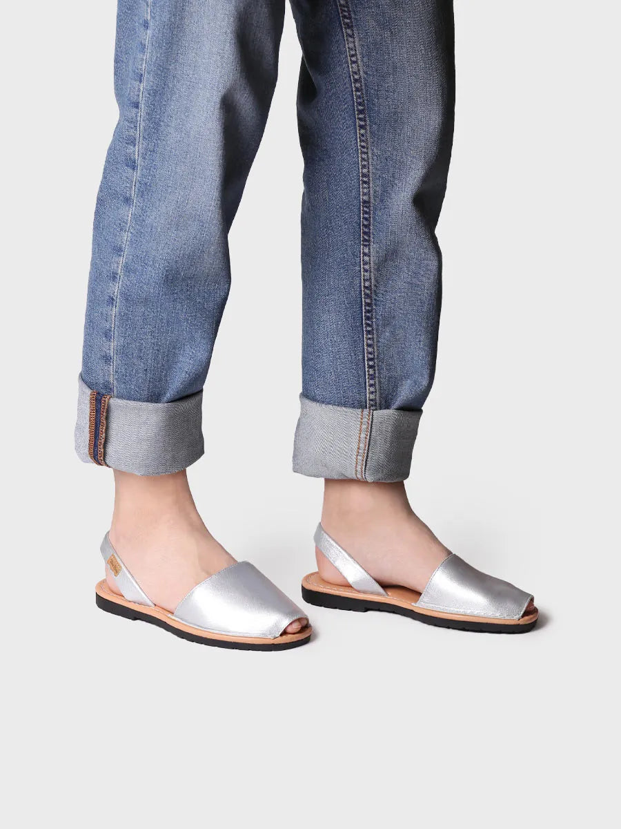 Toni Pons Mao-P sandale femme cuir argent