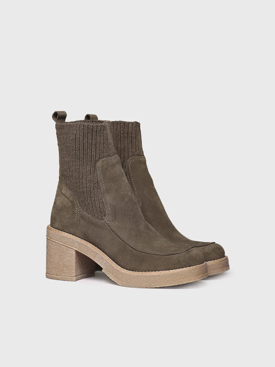 Toni Pons Praga-SY bottines femme talon cuir divisé
