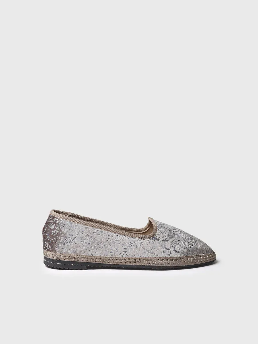 Toni Pons Catia ballerine Mary Jane jacquard Beige