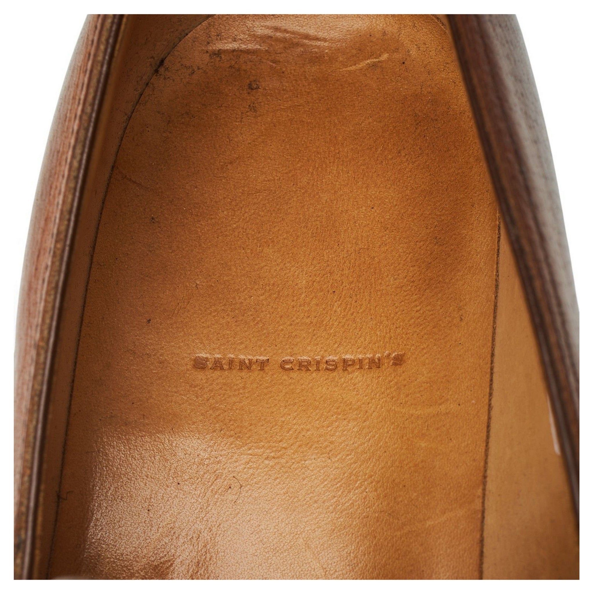 Saint Crispin's 111 mocassin cuir grain russe UK 9.5