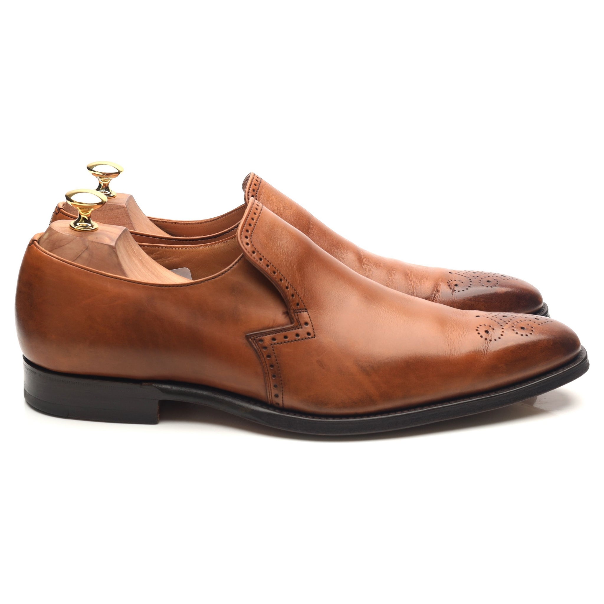 Cheaney Ellis mocassins cuir camel UK 10