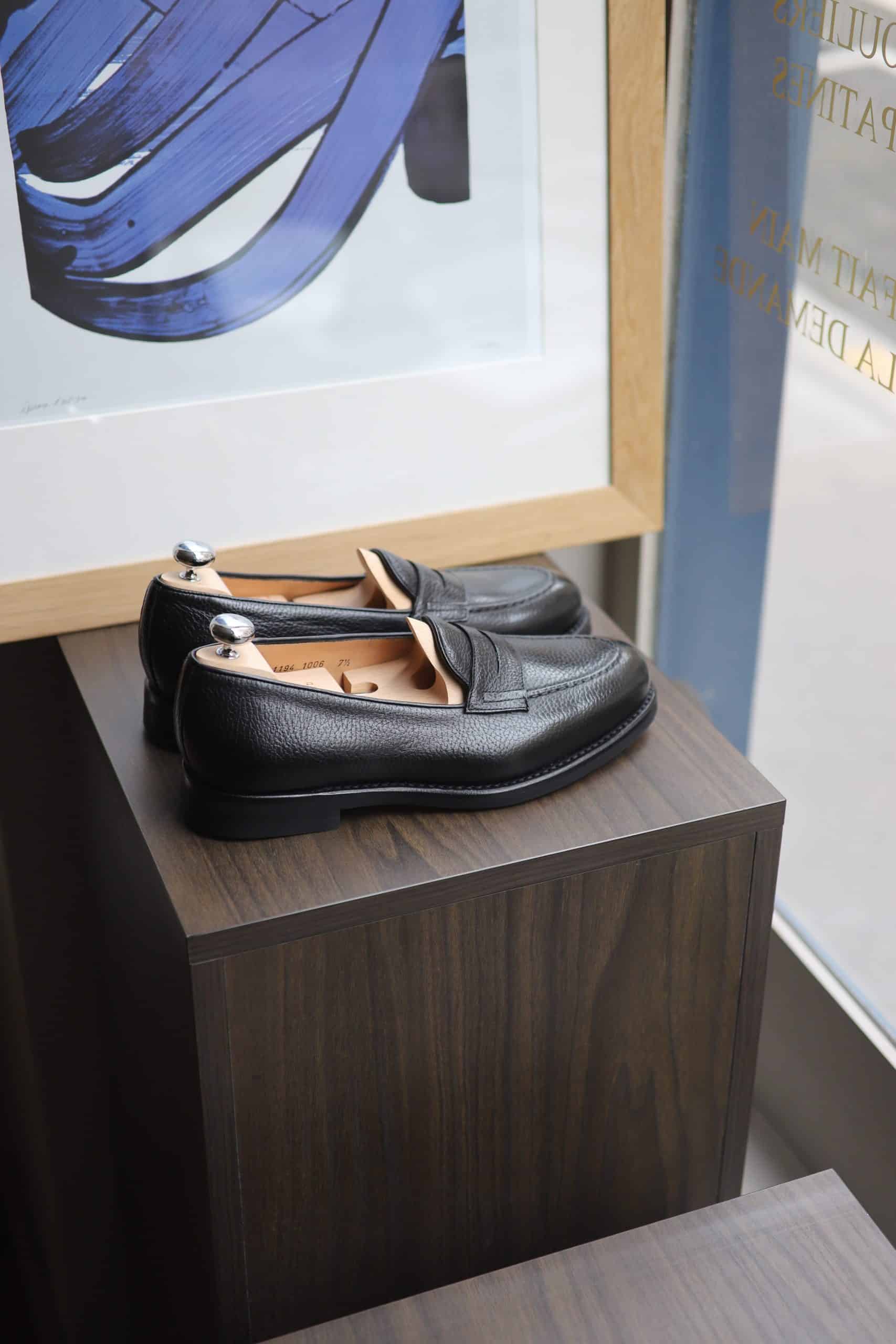 Malfroid Newport mocassins cuir grainé semelle Vibram