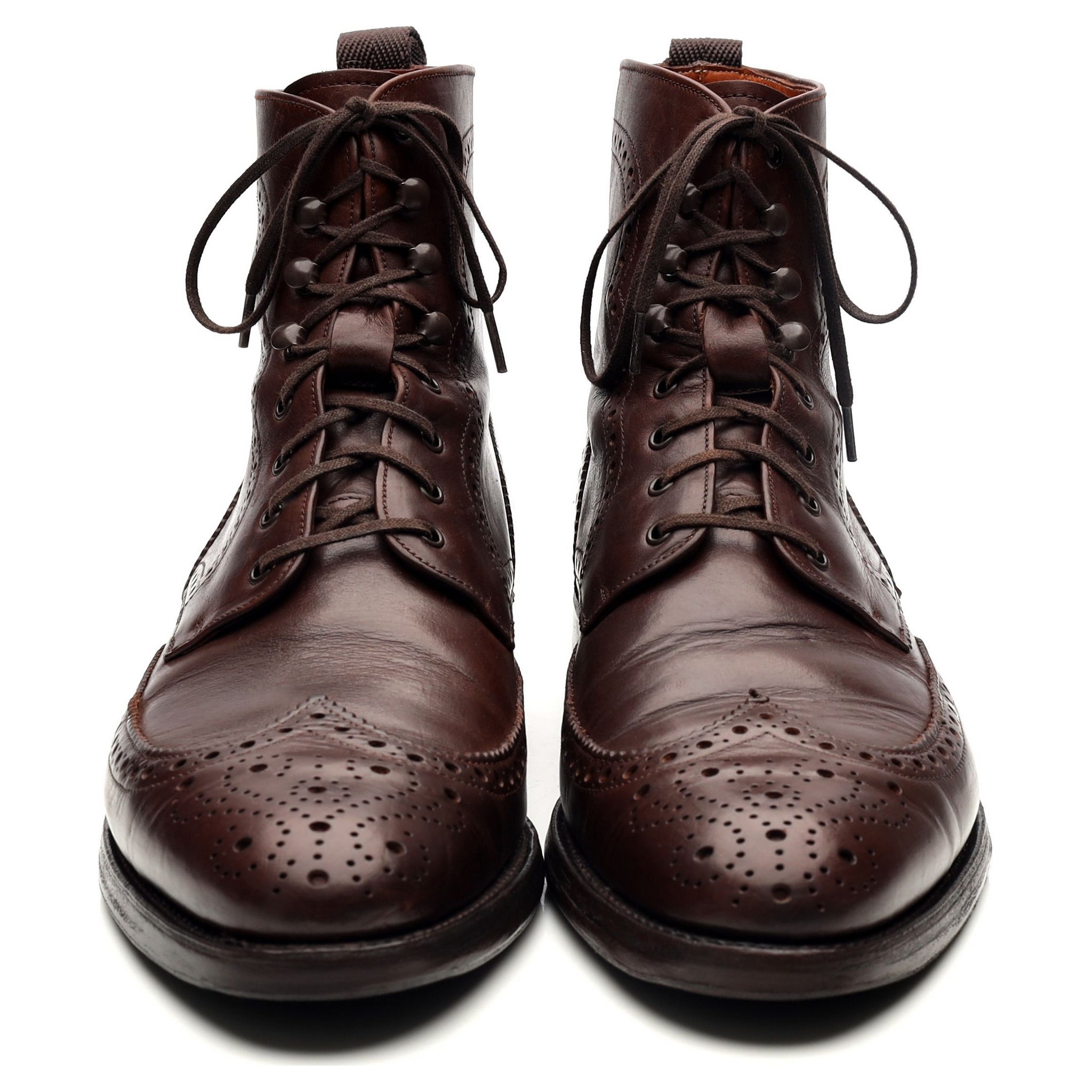 J.FitzPatrick Holman boots cuir marron UK 8.5