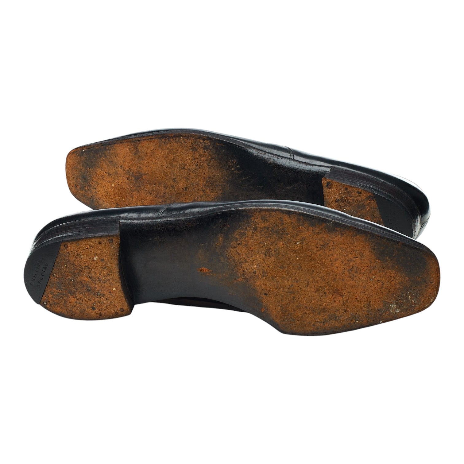 George Cleverley Lazyman mocassin cuir noir pointure UK 6.5